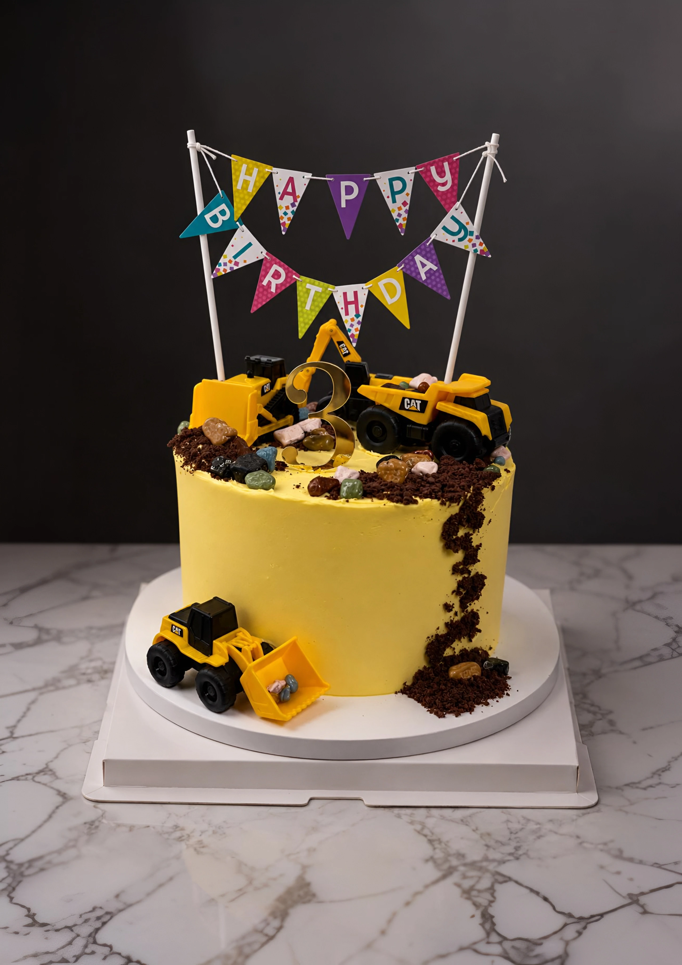 Construction Crew cake