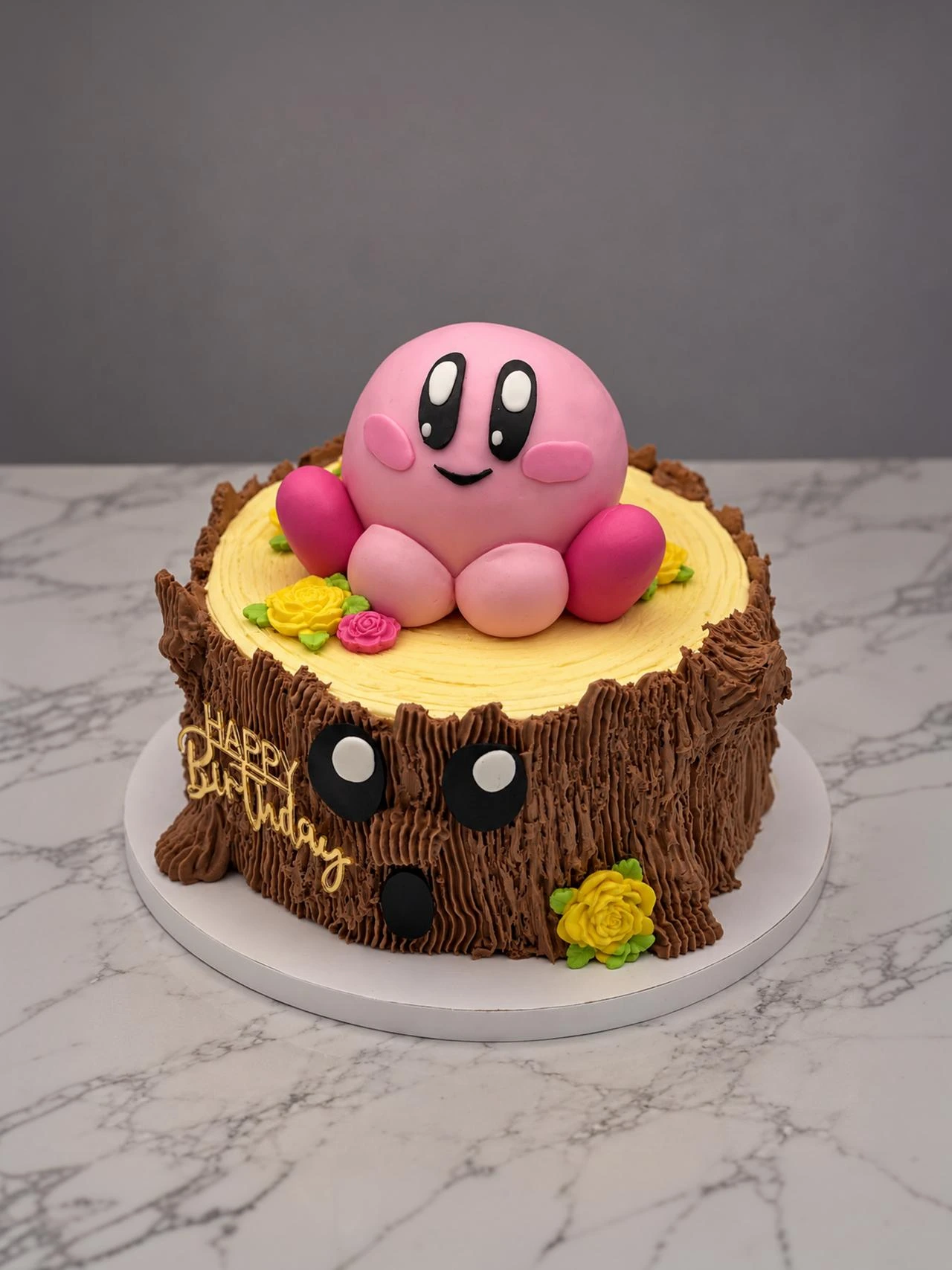 Kirby Woodland cake